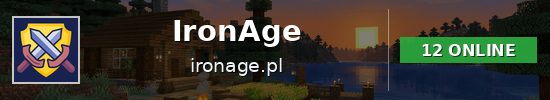IronAge Minecraft server banner