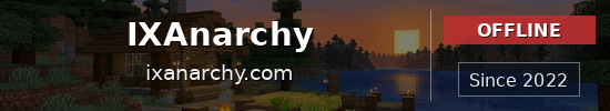 IXAnarchy Minecraft server banner