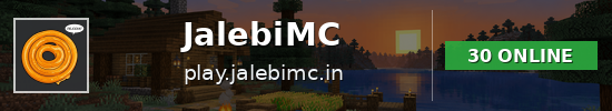 JalebiMC Minecraft server banner