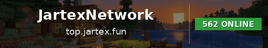JartexNetwork Minecraft server banner