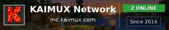 KAIMUX Network Minecraft server banner