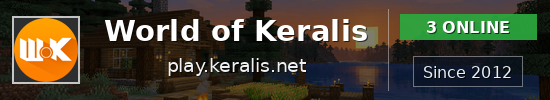 World of Keralis Minecraft server banner