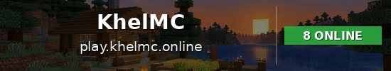 KhelMC Minecraft server banner