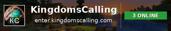 KingdomsCalling Minecraft server banner