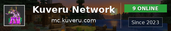 Kuveru Network Minecraft server banner