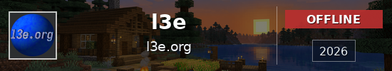 l3e Minecraft server banner