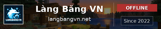 Làng Băng VN Minecraft server banner