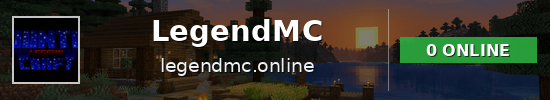LegendMC Minecraft server banner