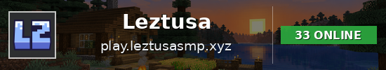 Leztusa Minecraft server banner