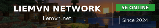 LIEMVN NETWORK Minecraft server banner