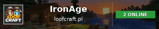 IronAge Minecraft server banner
