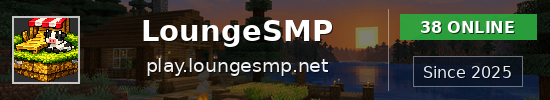 LoungeSMP Minecraft server banner