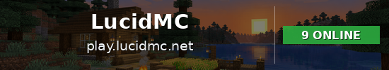 LucidMC Minecraft server banner