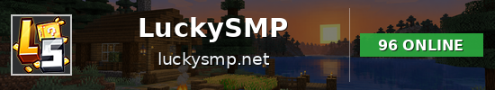 LuckySMP Minecraft server banner