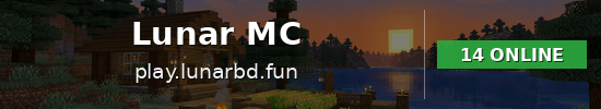Lunar MC Minecraft server banner