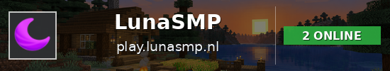 LunaSMP Minecraft server banner