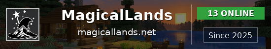 MagicalLands Minecraft server banner