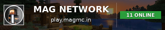 MAG NETWORK Minecraft server banner