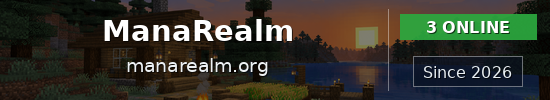 ManaRealm Minecraft server banner