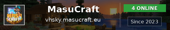 MasuCraft Minecraft server banner