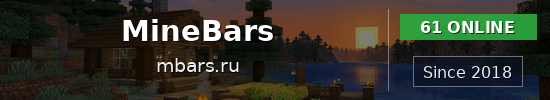 MineBars Minecraft server banner