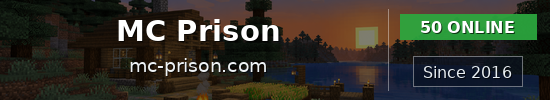 MC Prison Minecraft server banner