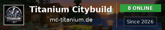 Titanium Citybuild Minecraft server banner