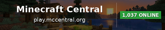 Minecraft Central Minecraft server banner