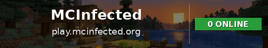 MCInfected Minecraft server banner