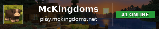 McKingdoms Minecraft server banner