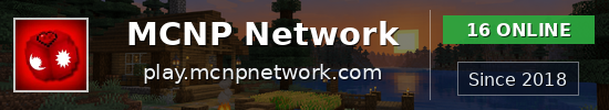 MCNP Network Minecraft server banner
