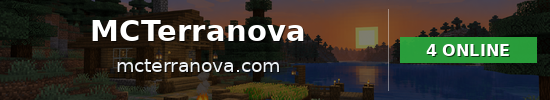 MCTerranova Minecraft server banner