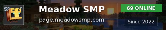 Meadow SMP Minecraft Server IP: meadowsmp.com | Players & Ping
