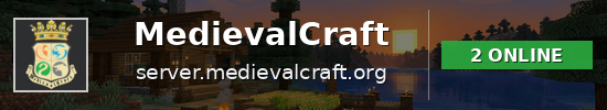 MedievalCraft Minecraft server banner