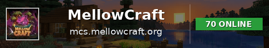 MellowCraft Minecraft server banner