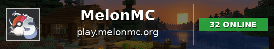 MelonMC Minecraft server banner