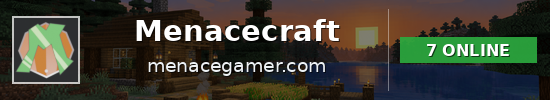 Menacecraft Minecraft server banner
