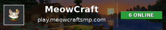 MeowCraft Minecraft server banner