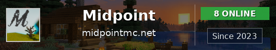 Midpoint Minecraft server banner