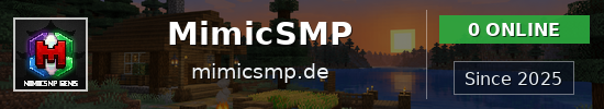 MimicSMP Minecraft server banner