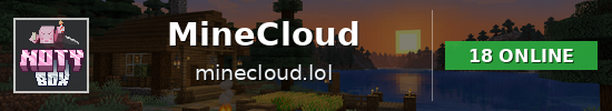 MineCloud Minecraft server banner
