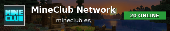 MineClub Network Minecraft server banner