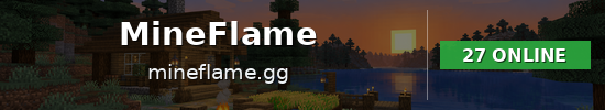 MineFlame Minecraft server banner