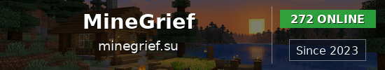 MineGrief Minecraft server banner