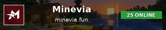 Minevia Minecraft server banner