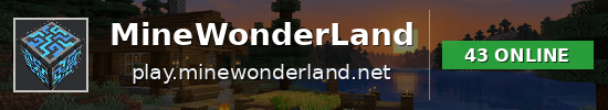 MineWonderLand Minecraft server banner