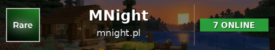 MNight Minecraft server banner