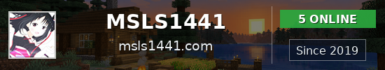 MSLS1441 Minecraft server banner