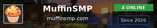 MuffinSMP Minecraft server banner
