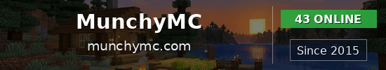 MunchyMC Minecraft server banner